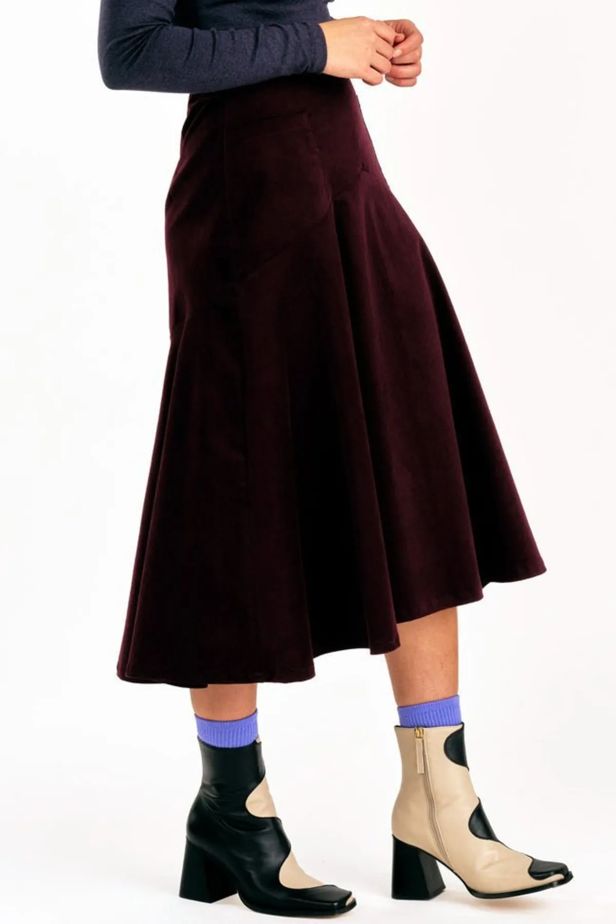 Fjord Skirt - Eggplant