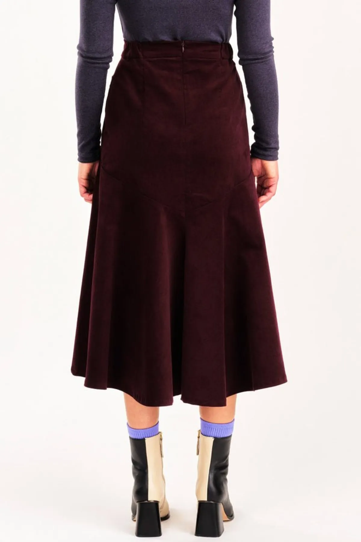 Fjord Skirt - Eggplant