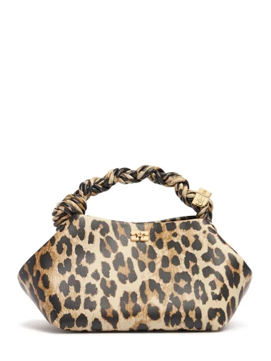 GANNI   Small Bou leopard print bag 