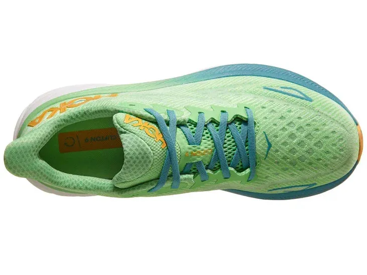 Hoka | Clifton 9 | Men's | Zest/Lime Glow