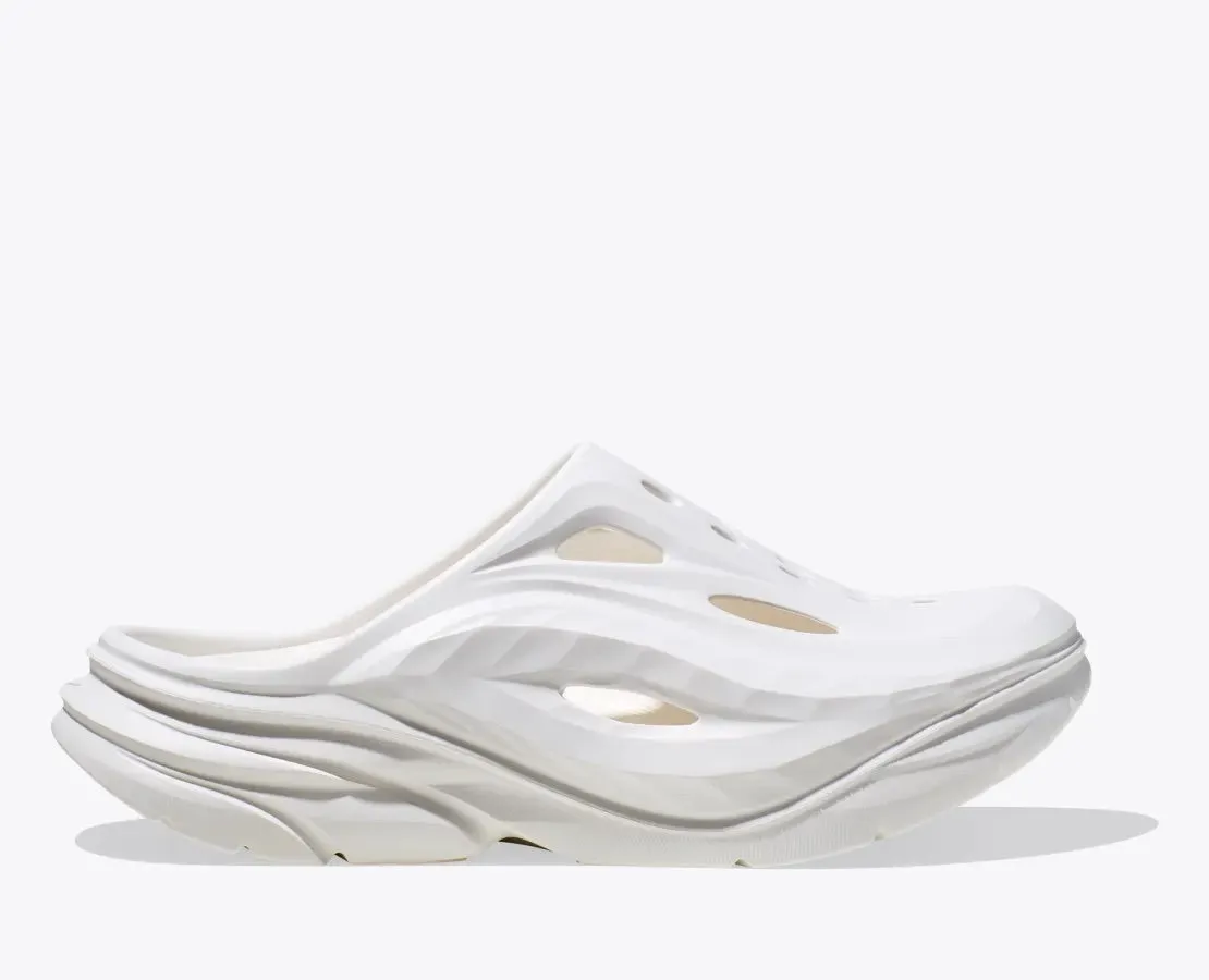 Hoka All Gender Ora Recovery Mule - White/White