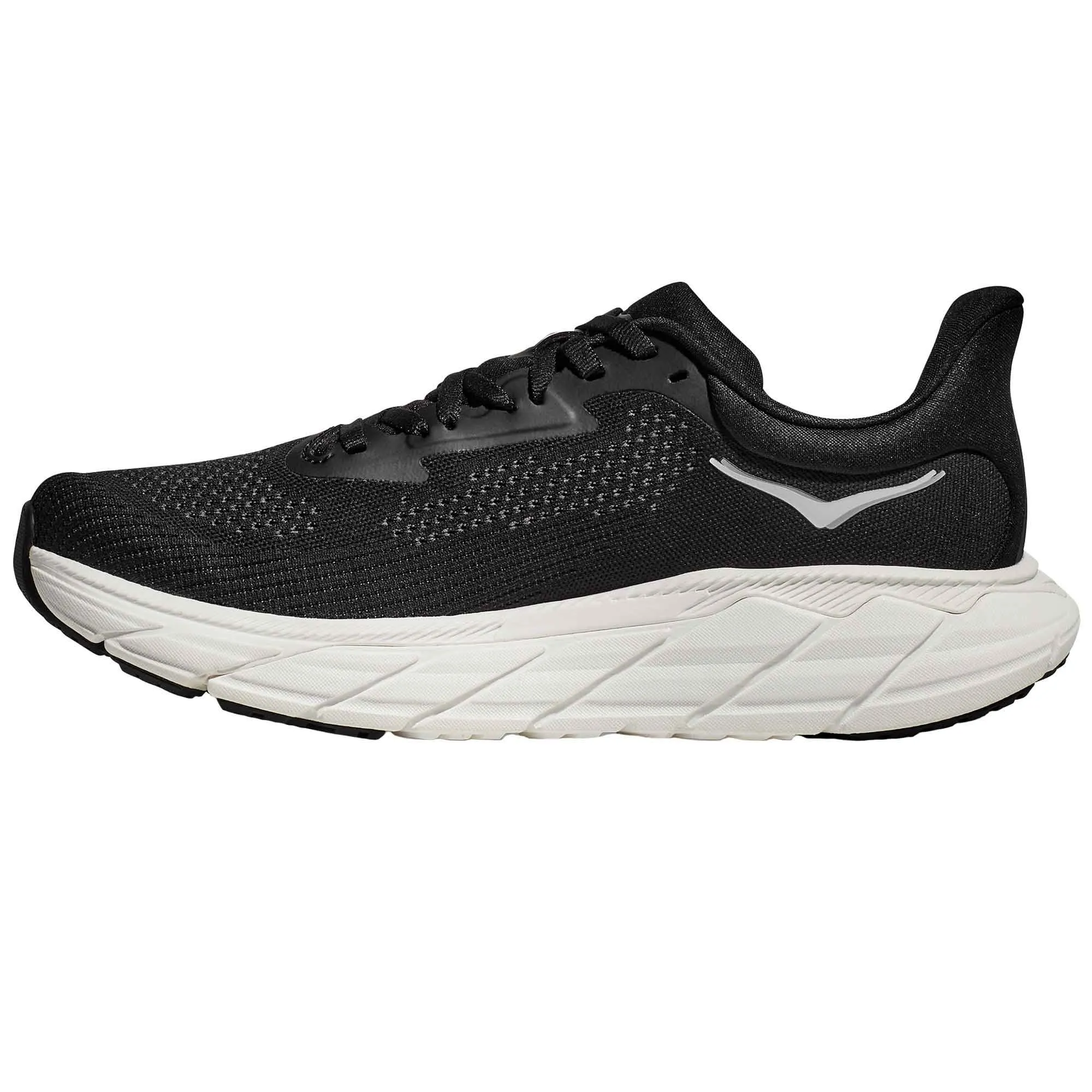 Hoka  Arahi 7 Wide 2E Mens Running Shoes Black/White