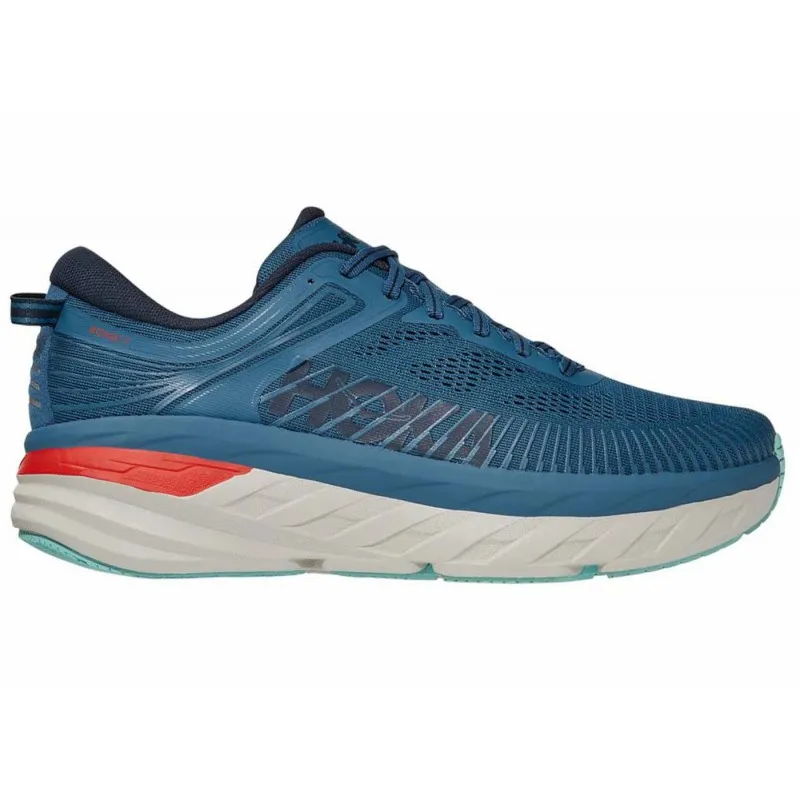 HOKA BONDI 7 REAL TEAL/OUTER SPACE FOR MEN'S