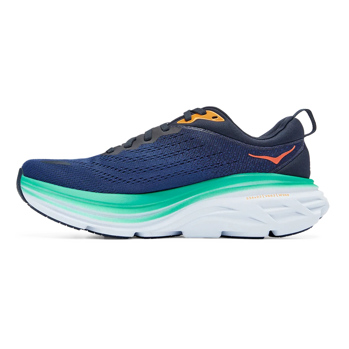 Hoka Bondi 8 - Outer Space - Bellwether Blue