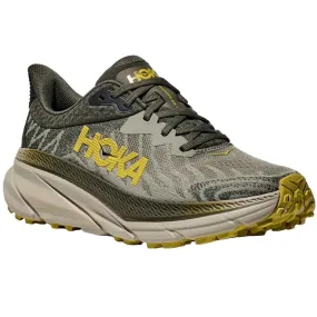 Hoka  Challenger 7 Mens Trail Running Shoes Olive Haze/Forest Cover