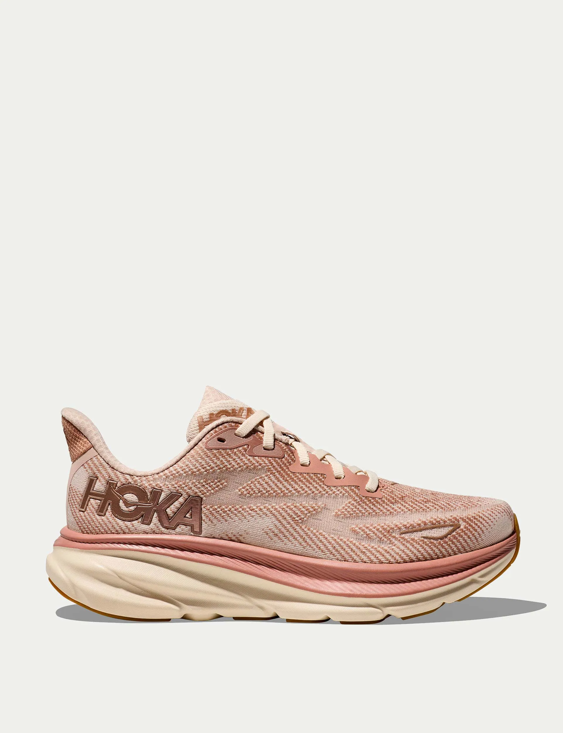 HOKA Clifton 9 - Sandstone/Cream