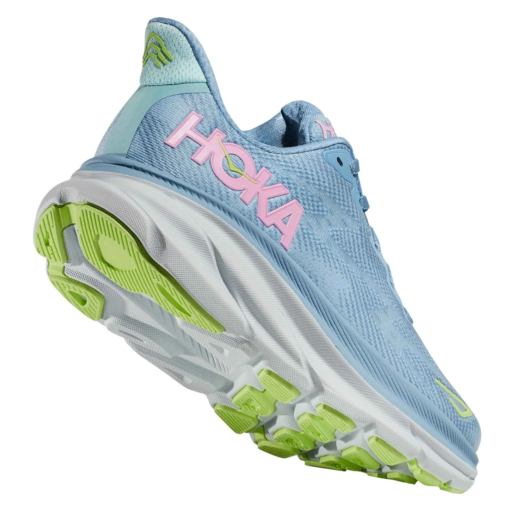 Hoka  Clifton 9 Wide D Womens Running Shoes Dusk/Pink Twilight