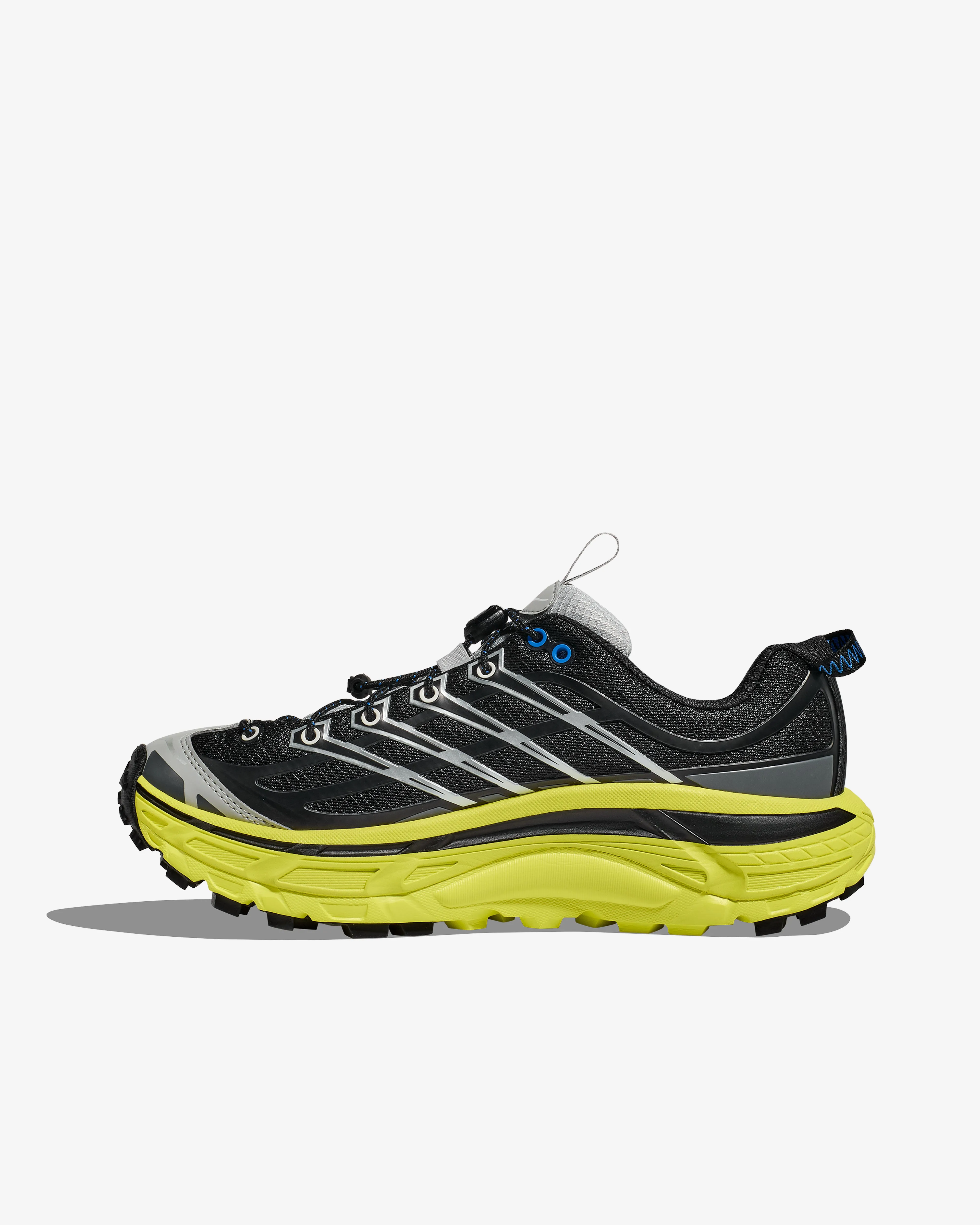 Hoka Men's Mafate Three2  Black/Hoka Citrus