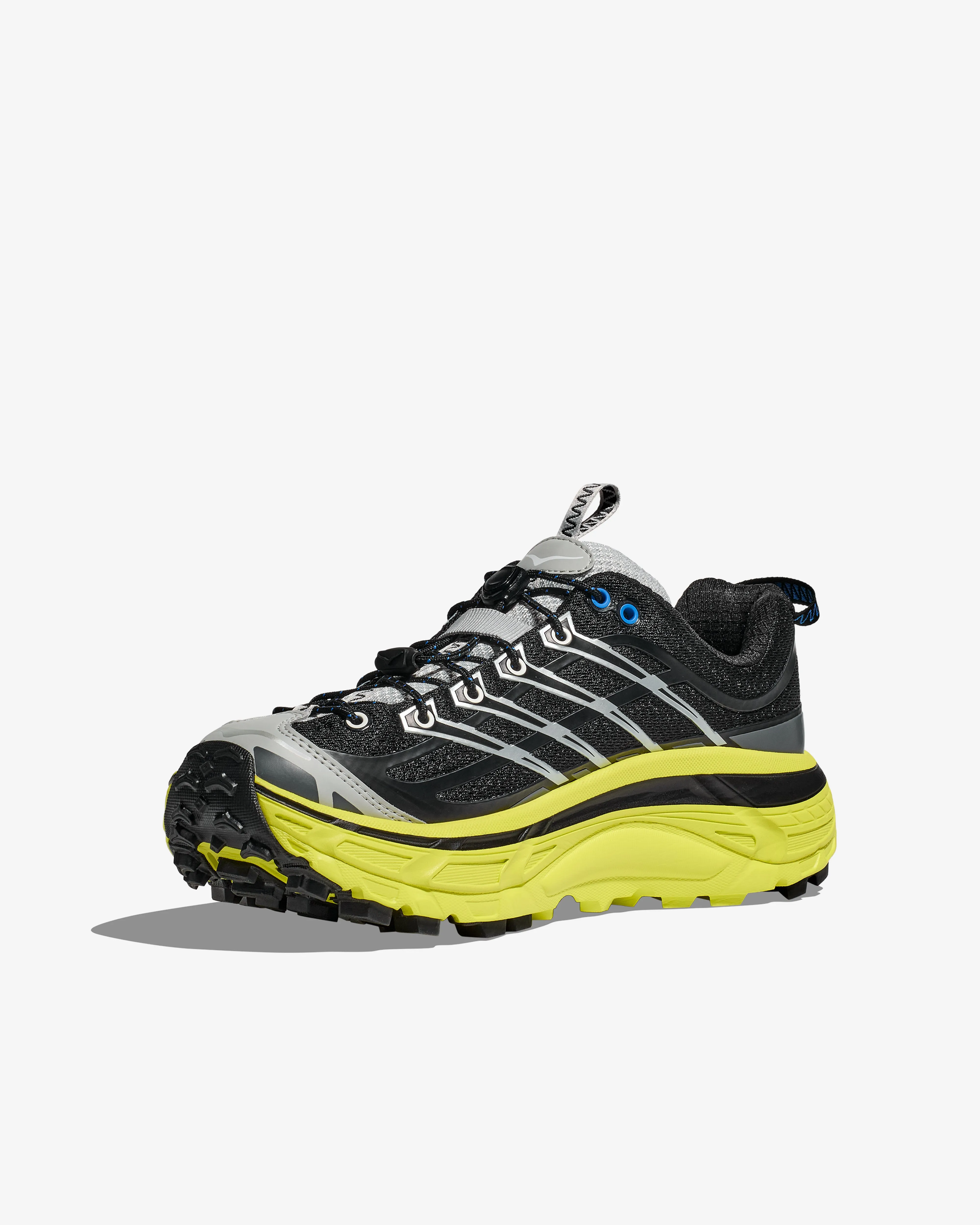 Hoka Men's Mafate Three2  Black/Hoka Citrus