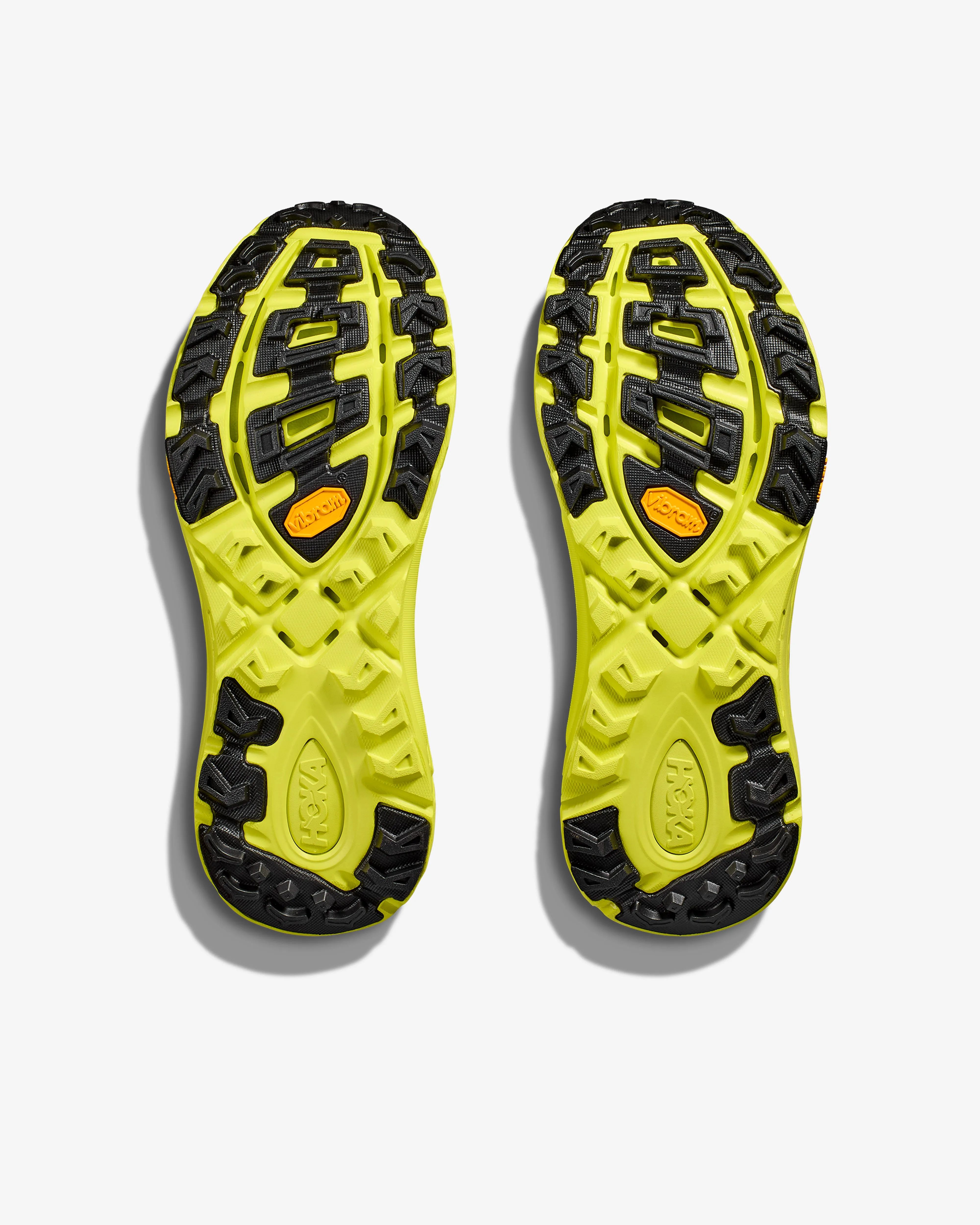 Hoka Men's Mafate Three2  Black/Hoka Citrus