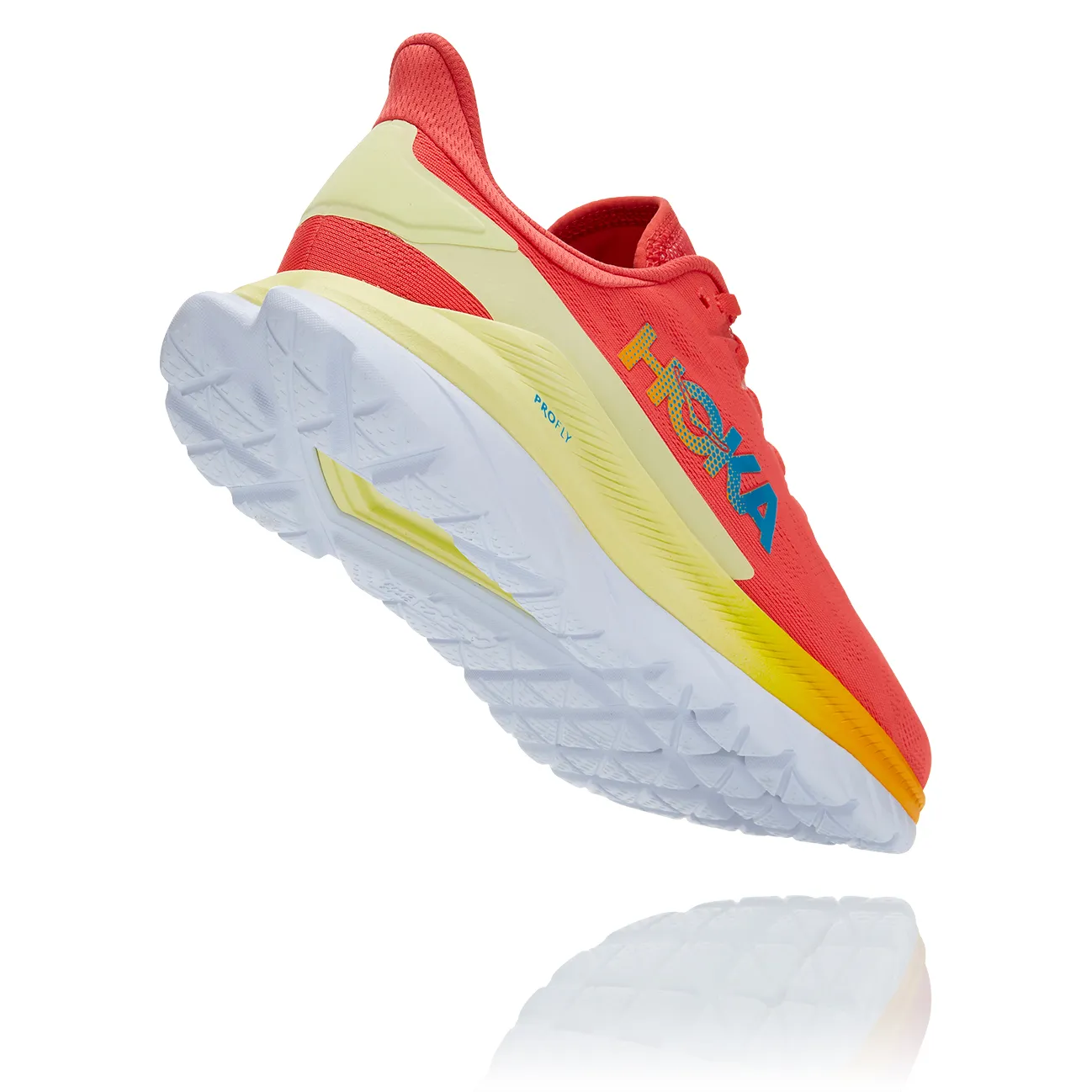 Hoka Men's Mach 4 Hot Coral/Saffron | Buy Hoka Men's Mach 4 Hot Coral/Saffron here | Outnorth