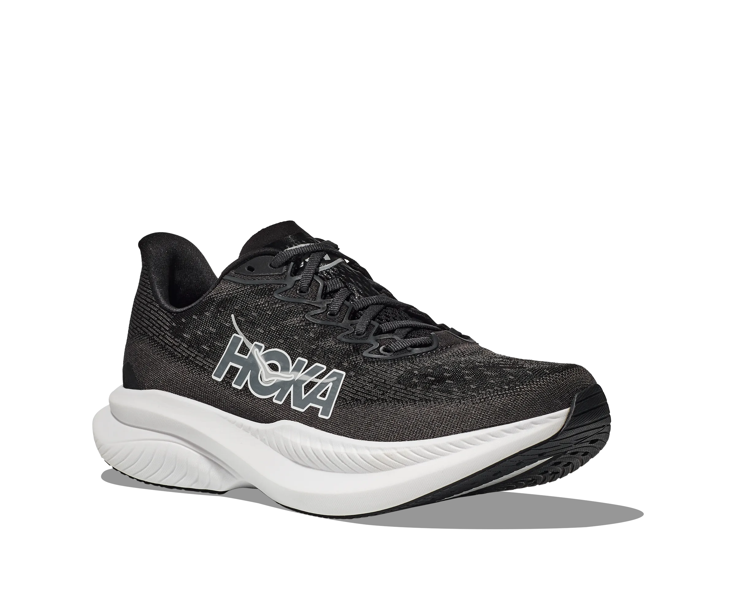 Hoka Men's Mach 6 Black / White | Buy Hoka Men's Mach 6 Black / White here | Outnorth