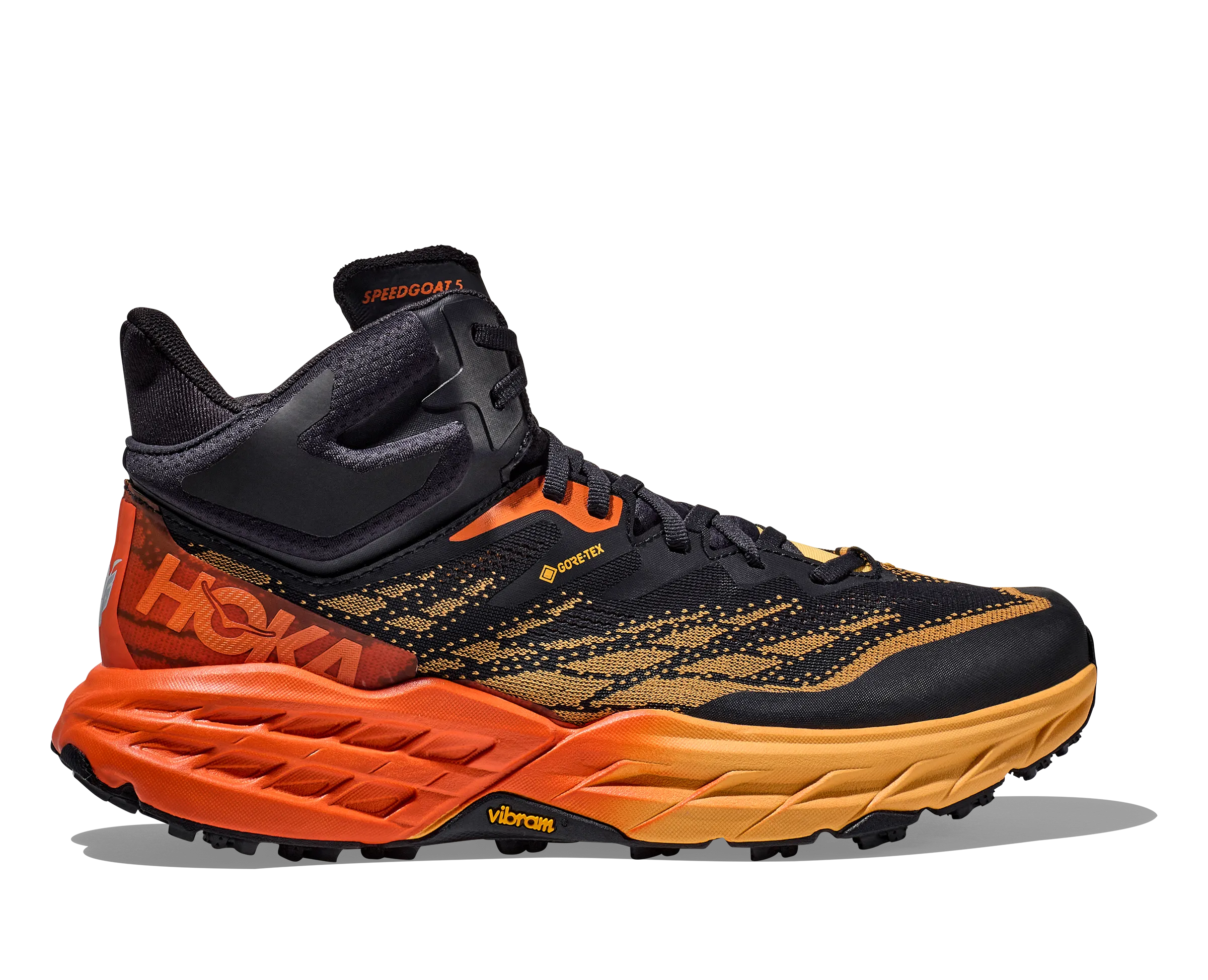 Hoka Men's Speedgoat 5 Mid GORE-TEX Blue Graphite / Amber Yellow | Buy Hoka Men's Speedgoat 5 Mid GORE-TEX Blue Graphi