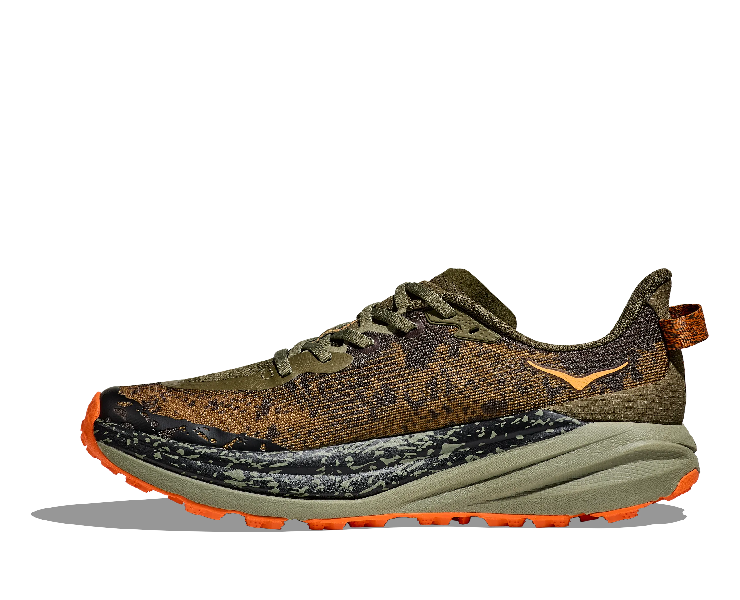 Hoka Men's Speedgoat 6 Antique Olive / Squash | Buy Hoka Men's Speedgoat 6 Antique Olive / Squash here | Outnorth