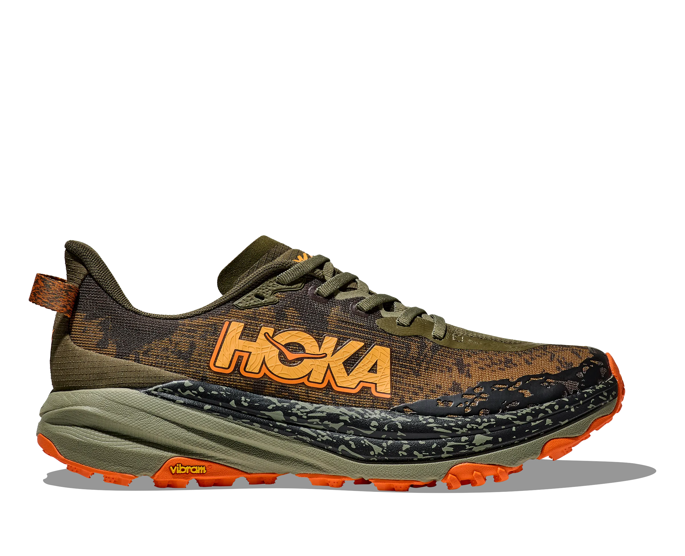 Hoka Men's Speedgoat 6 Wide Antique Olive / Squash | Buy Hoka Men's Speedgoat 6 Wide Antique Olive / Squash here | Out