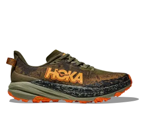 Hoka Men's Speedgoat 6 Wide Antique Olive / Squash | Buy Hoka Men's Speedgoat 6 Wide Antique Olive / Squash here | Out