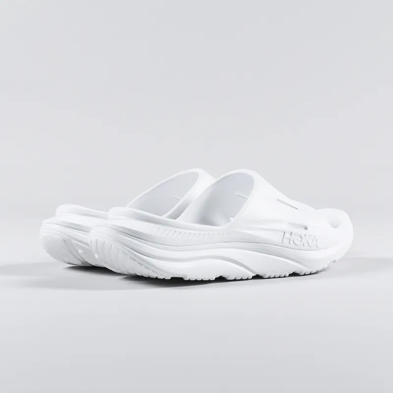 HOKA Ora Recovery Slide 3 White