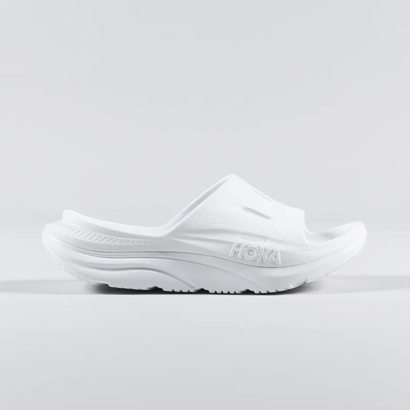 HOKA Ora Recovery Slide 3 White