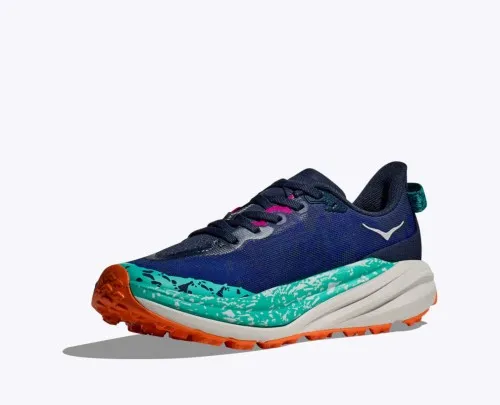 Hoka Speedgoat 6 Wide Varsity Navy / Meteor