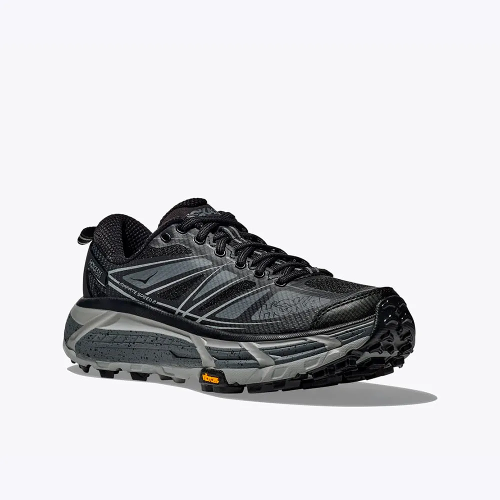    HOKA  -  U Mafate Speed 2 Sneakers - Black