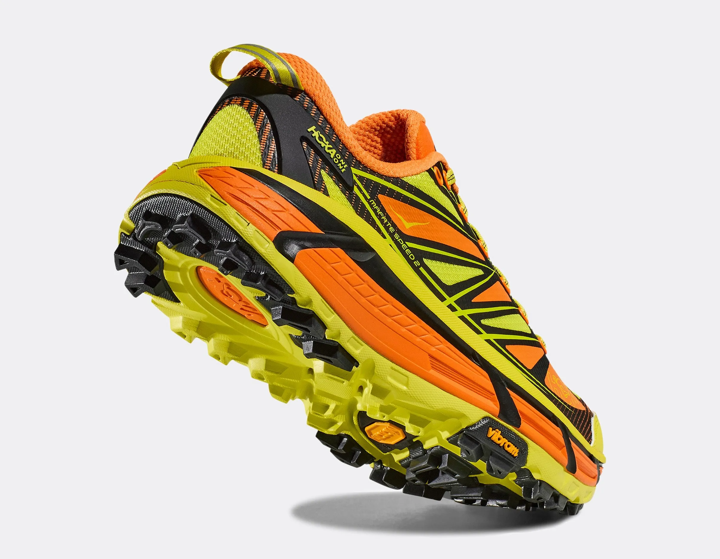 Hoka Unisex Mafate Speed 2 - Electric Tangerine Hoka Citrus