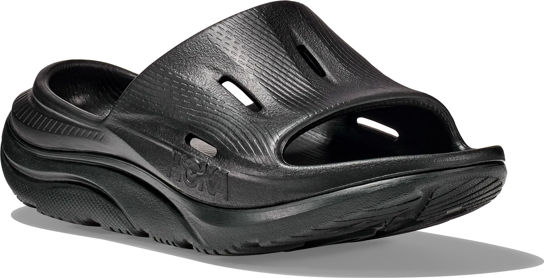 Hoka Unisex Ora Recovery Slide 3 Black/Black | Buy Hoka Unisex Ora Recovery Slide 3 Black/Black here | Outnorth