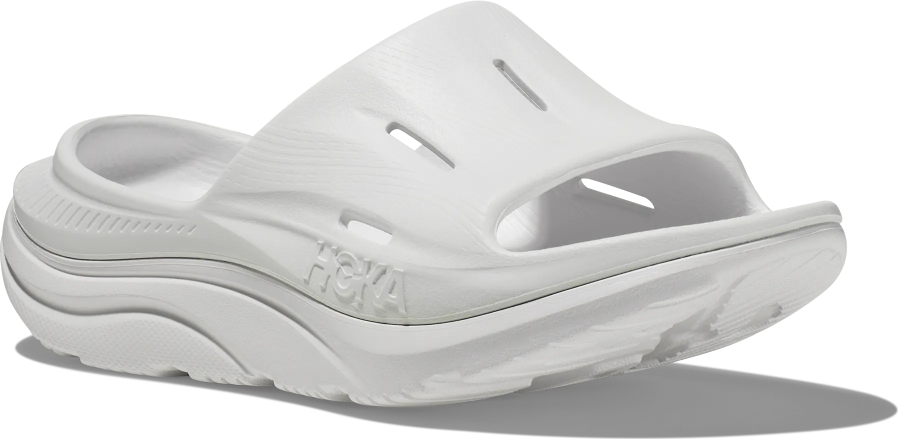 Hoka Unisex Ora Recovery Slide 3 White/White | Buy Hoka Unisex Ora Recovery Slide 3 White/White here | Outnorth