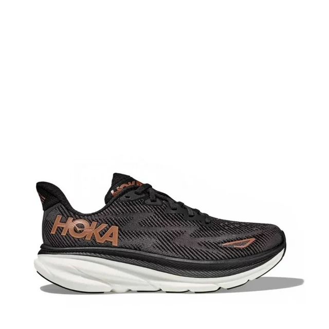 Hoka Women’s Clifton 9 Black/Rose Gold