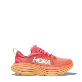 Hoka Womens Bondi 8 Trainer Coral / Papaya