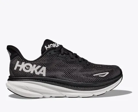 Hoka Women's Clifton 9 Running Shoe in Gull/Sea Ice, Vanilla/Astral, Black/Stellar Blue, Chalk Violet, Airy Blue, White & Black/