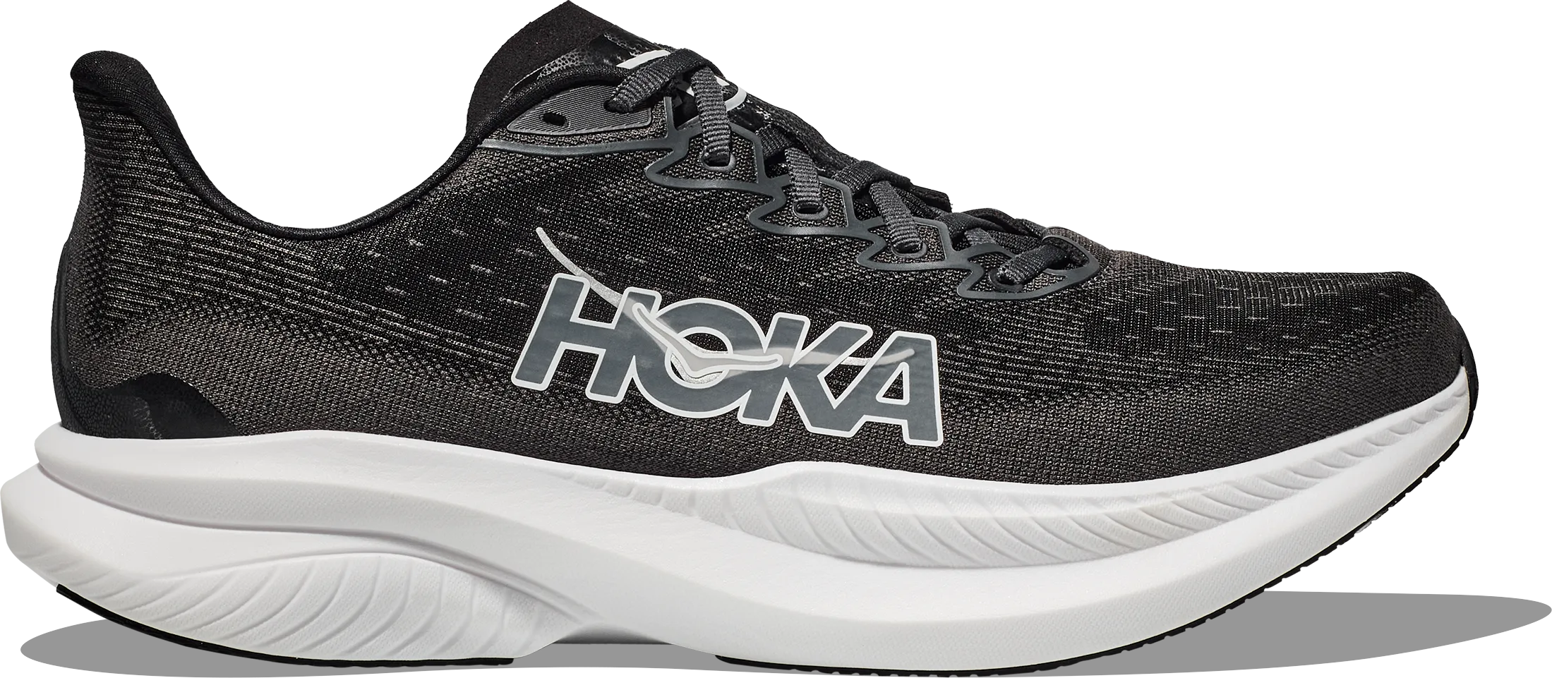 Hoka Women's Mach 6 Wide Black / White | Buy Hoka Women's Mach 6 Wide Black / White here | Outnorth