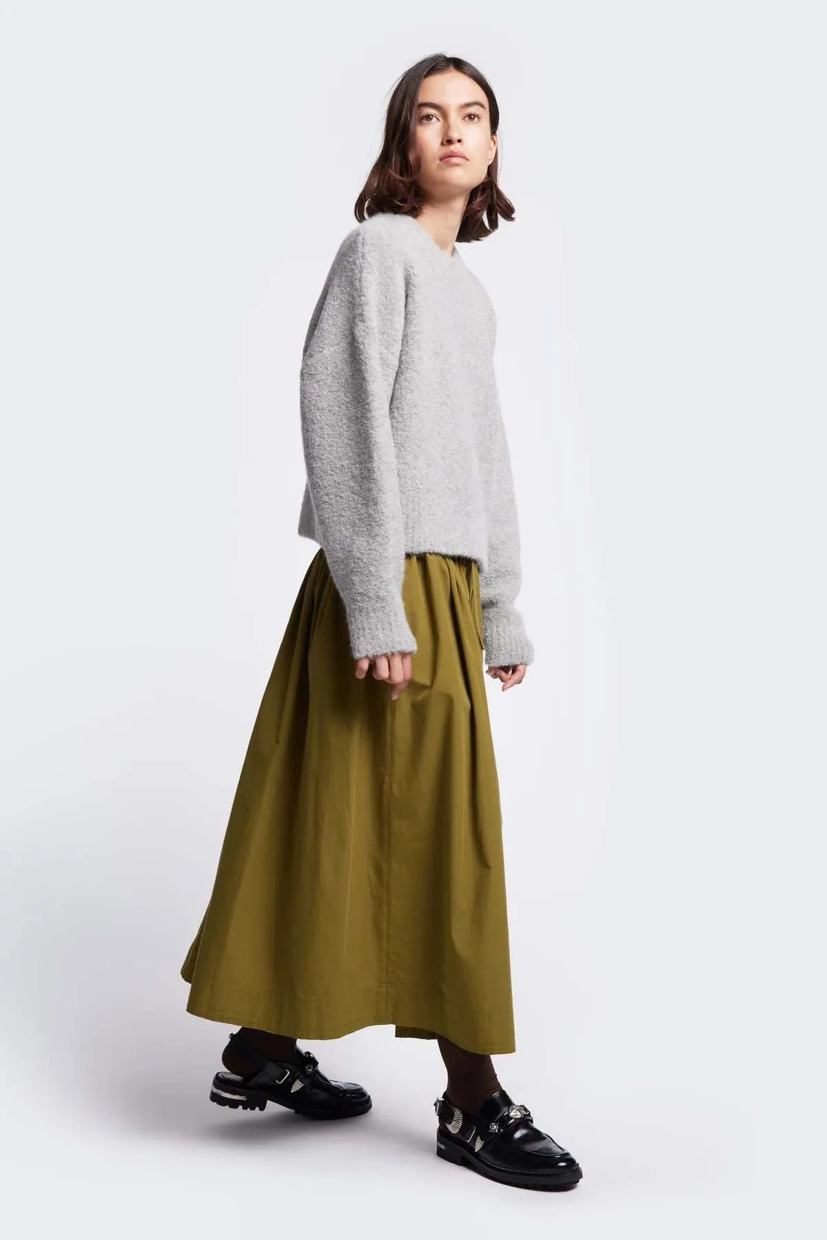 Interlude Skirt - Moss Green