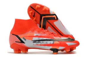 Kids Nike Mercurial Superfly 8 Elite CR7 FG - Chile Red/Black/Ghost/Total Orange