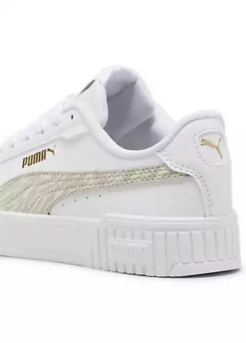 Kids ’CARINA 2.0 ZEBRA JR’ Trainers by Puma | Look Again