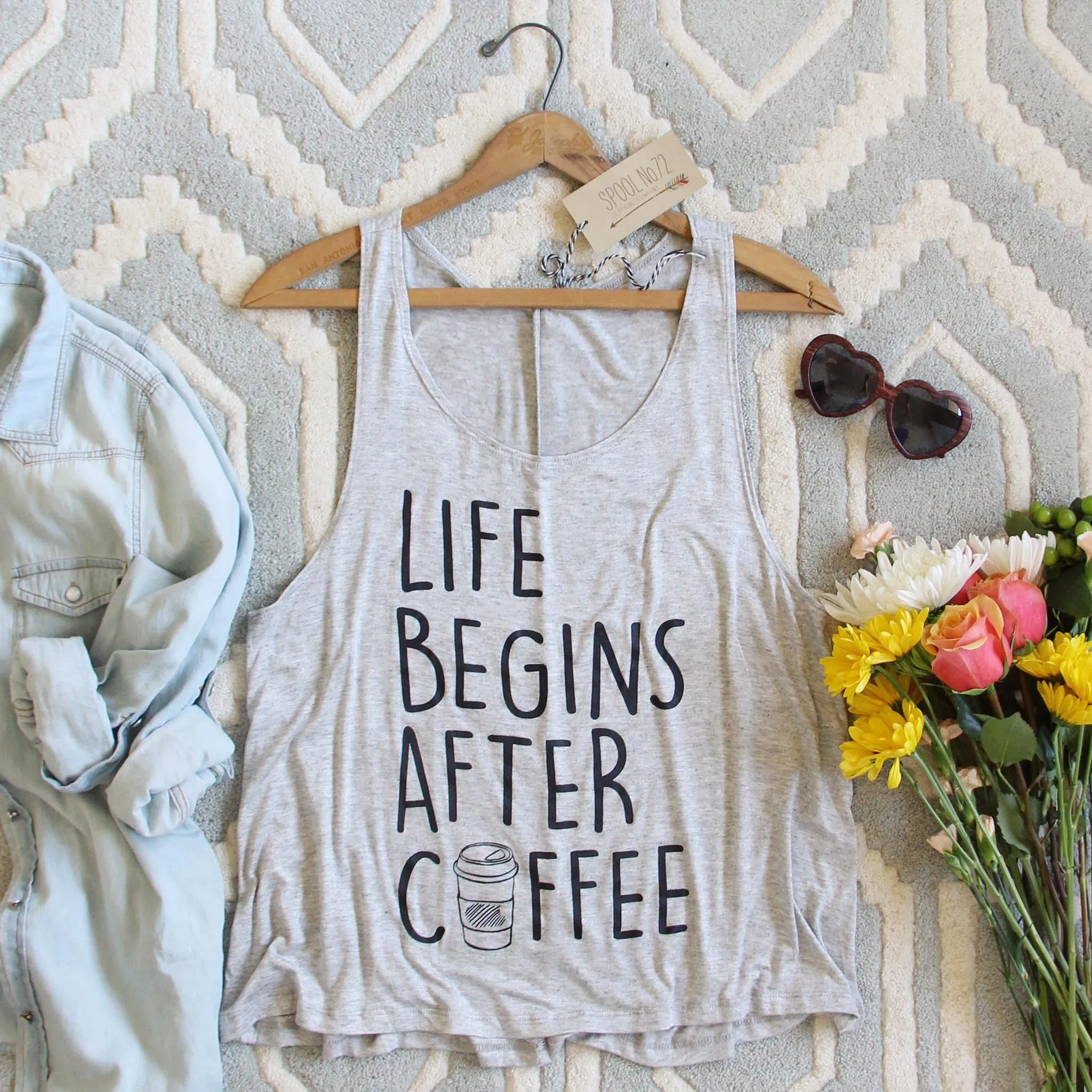 Life Begins After Coffee Tank