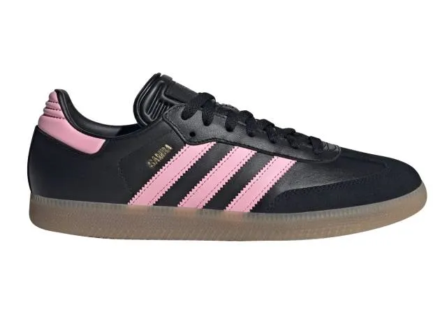 Lionel messi x adidas samba (inter miami cf away kit/ core black/ light pink/ gum) men us 8-13 ih8157