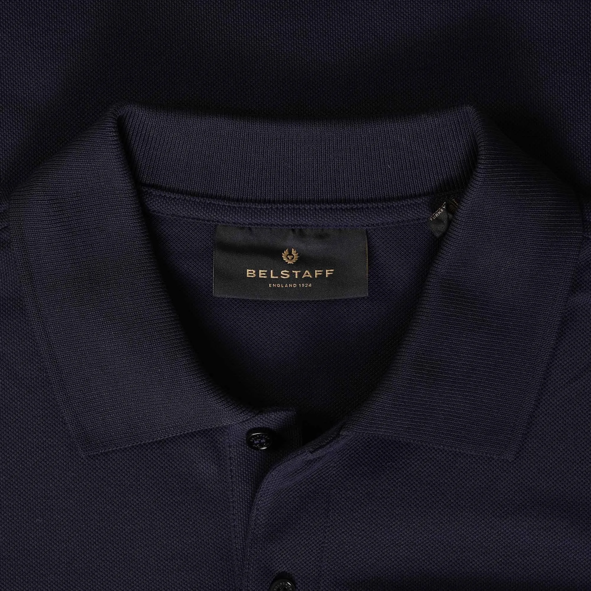 Long Sleeve Polo Shirt - Dark Ink