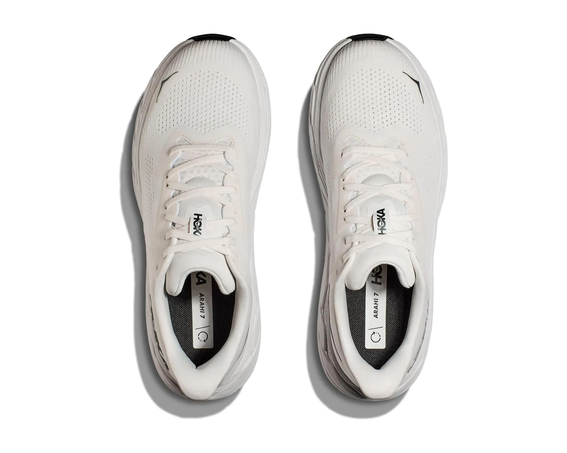 MEN'S HOKA ARAHI 7 |  BLANC DE BLANC / STEEL WOOL