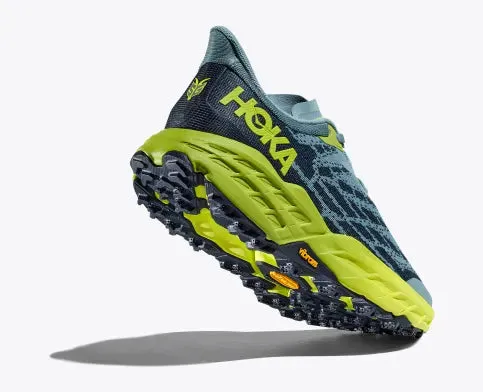 MEN'S HOKA SPEEDGOAT 5 | STONE BLUE / DARK CITRON