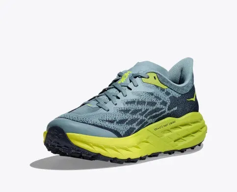 MEN'S HOKA SPEEDGOAT 5 | STONE BLUE / DARK CITRON