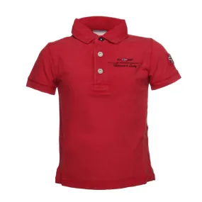 Napapijri Red Polo Shirt For Boys