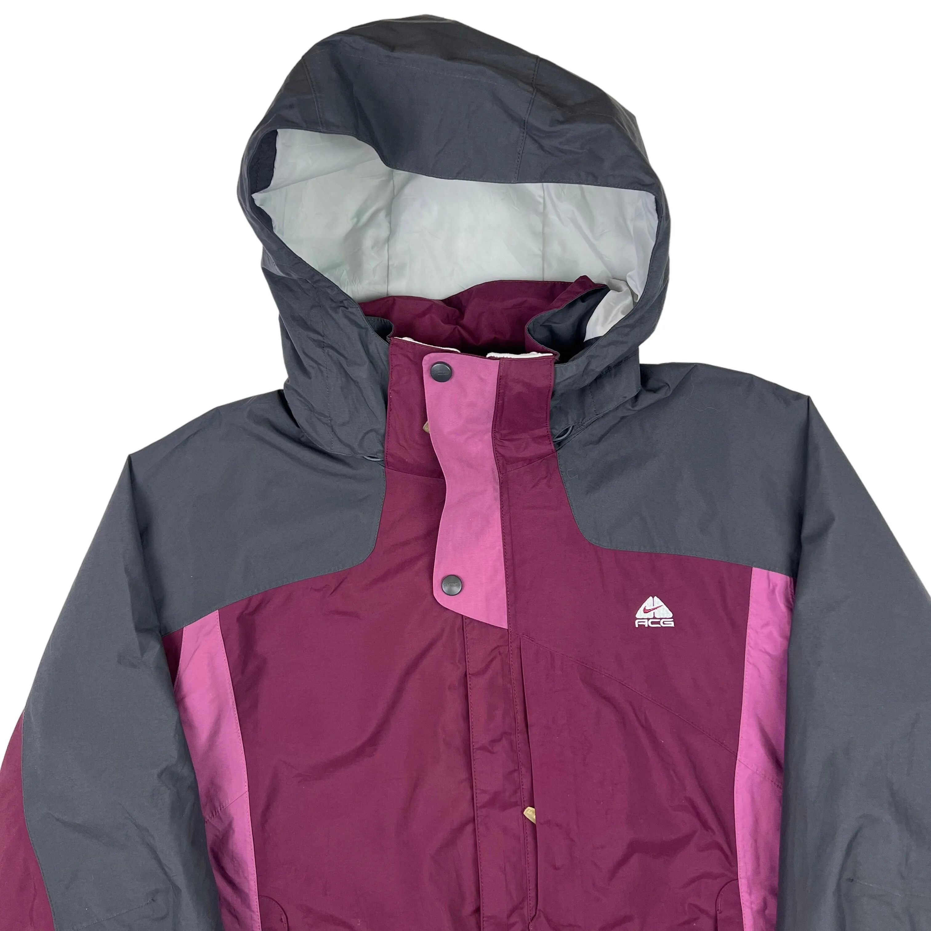 Nike ACG 3 Snowboarding Purple Hooded Jacket