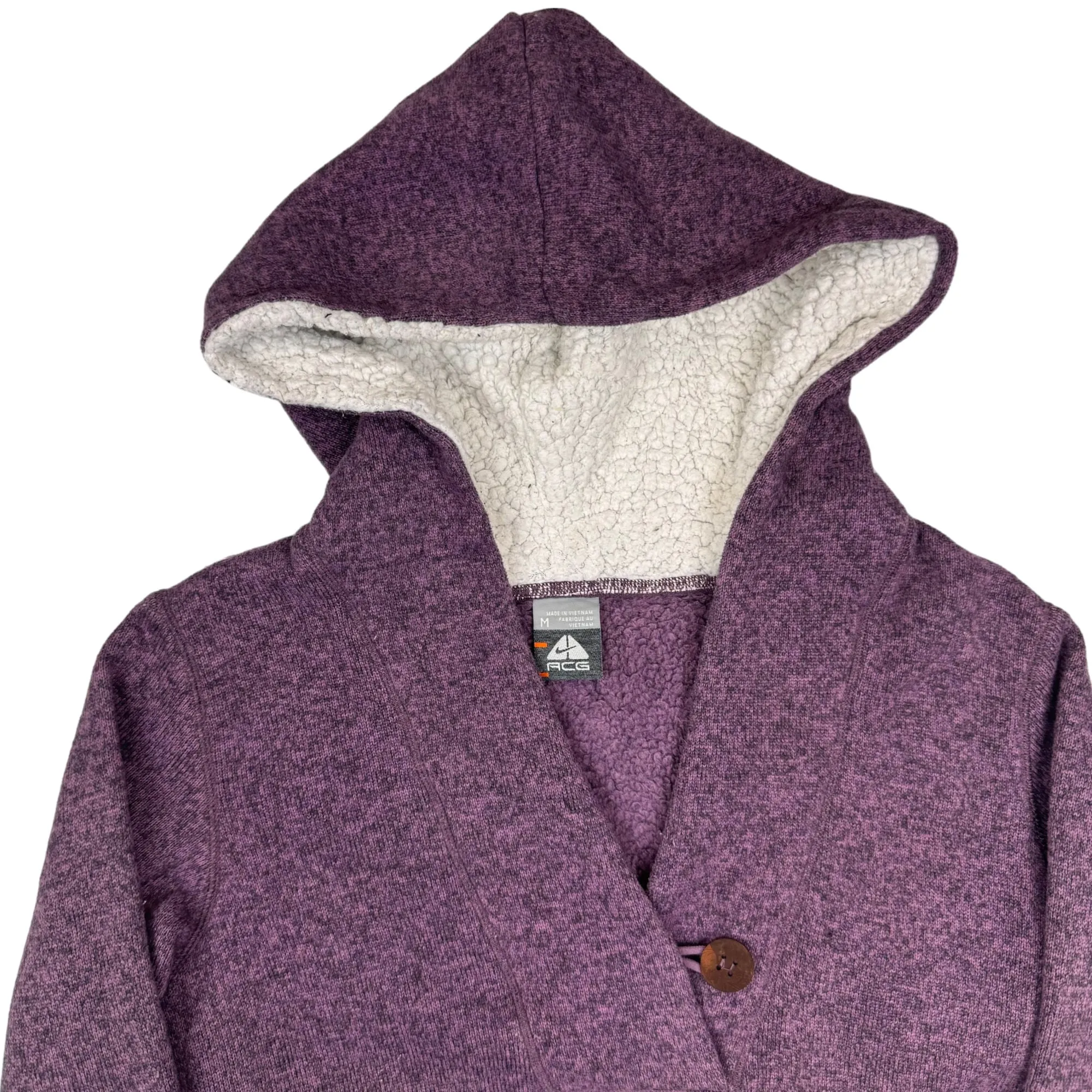 Nike ACG Sherpa Hooded Sweatshirt Purple