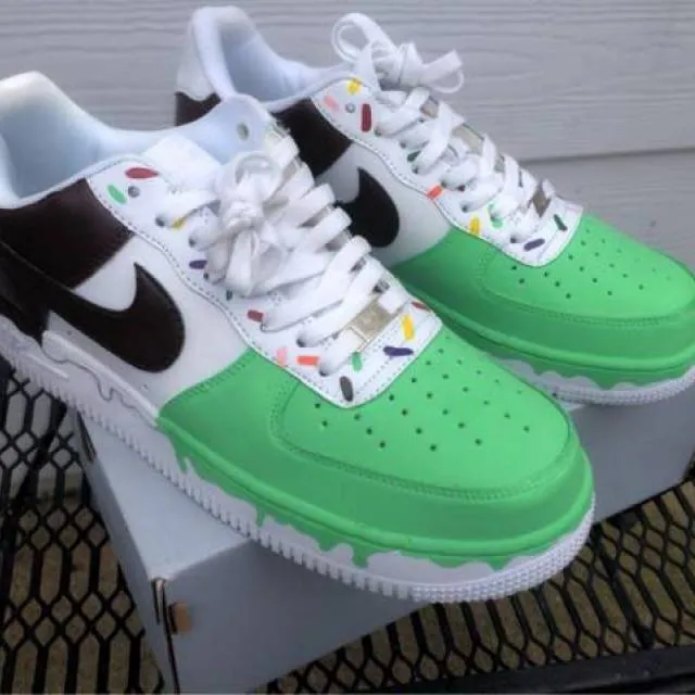 Nike Air Force 1"Mint Neapolitan" Custom