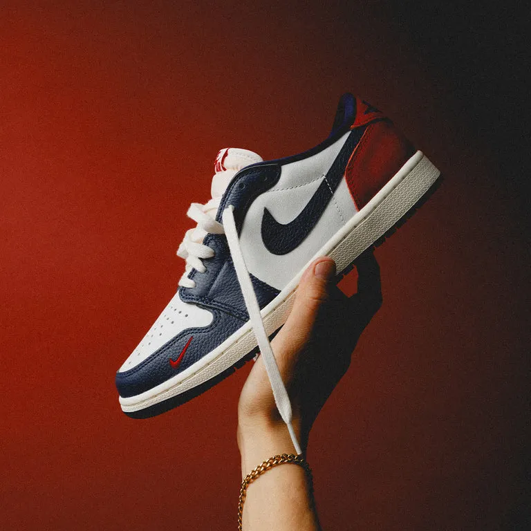 Nike Air Jordan 1 Retro Low OG Summit White / Gym Red / Midnight Navy