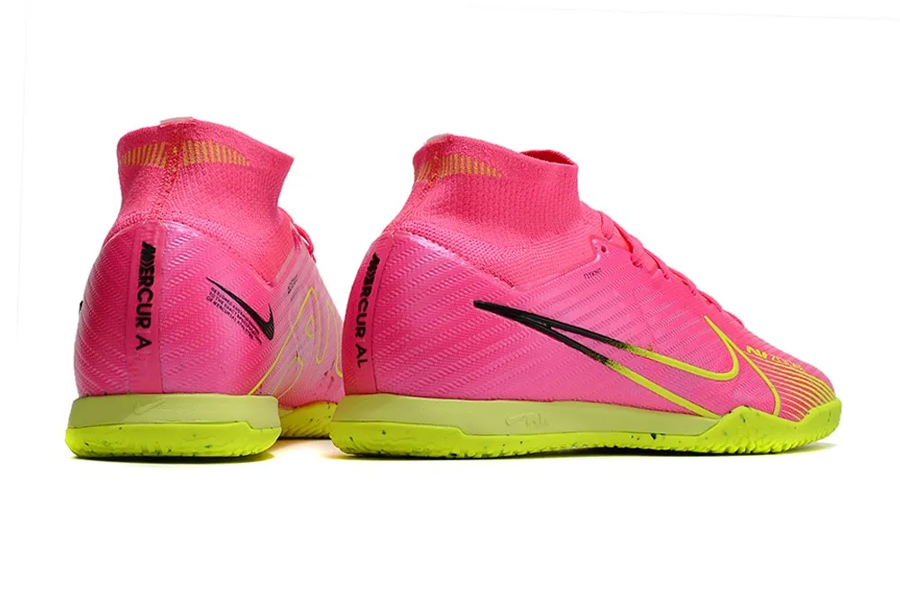 Nike Air Zoom Mercurial Superfly 9 Elite Indoor Luminous Pack - Pink Blast/Volt/Gridiron