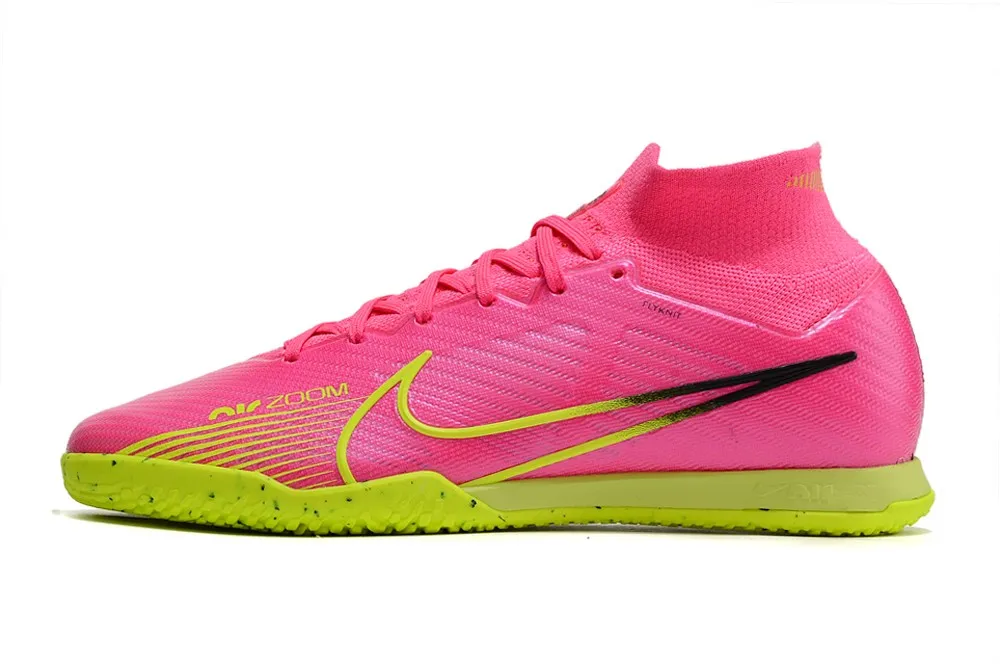 Nike Air Zoom Mercurial Superfly 9 Elite Indoor Luminous Pack - Pink Blast/Volt/Gridiron