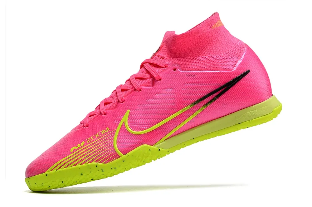 Nike Air Zoom Mercurial Superfly 9 Elite Indoor Luminous Pack - Pink Blast/Volt/Gridiron