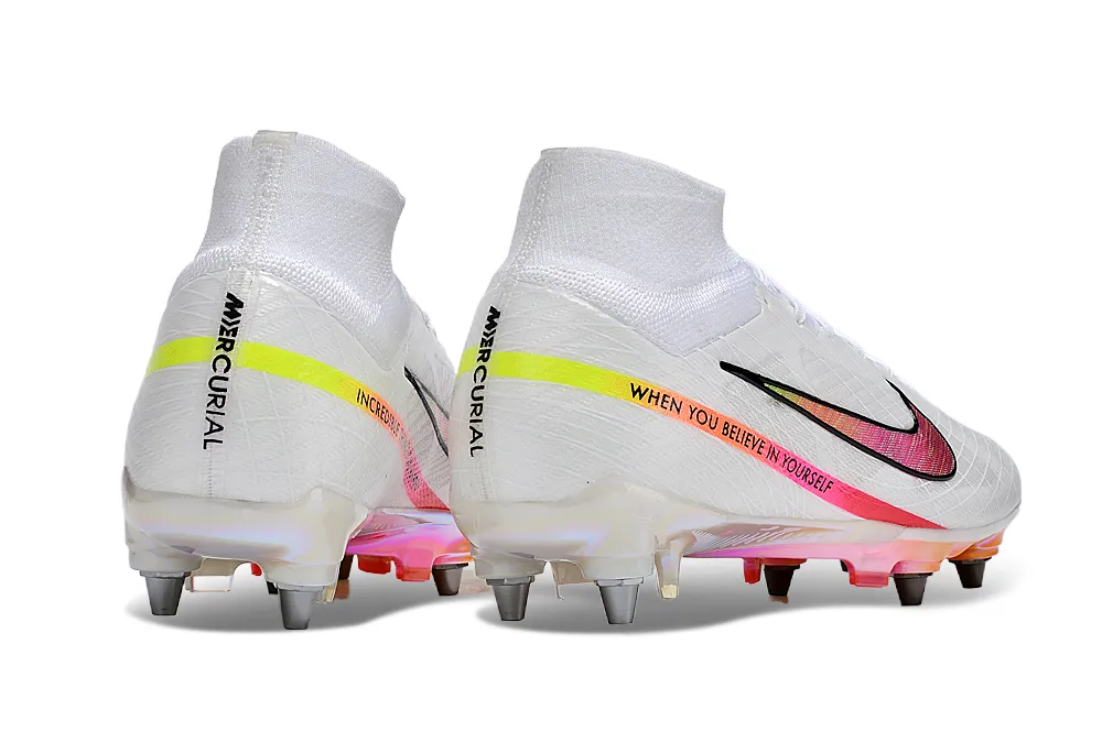 Nike Air Zoom Mercurial Superfly 9 Elite SG-Pro Marcus Rashford - White/Black/Hyper Pink