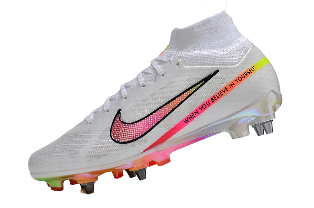 Nike Air Zoom Mercurial Superfly 9 Elite SG-Pro Marcus Rashford - White/Black/Hyper Pink